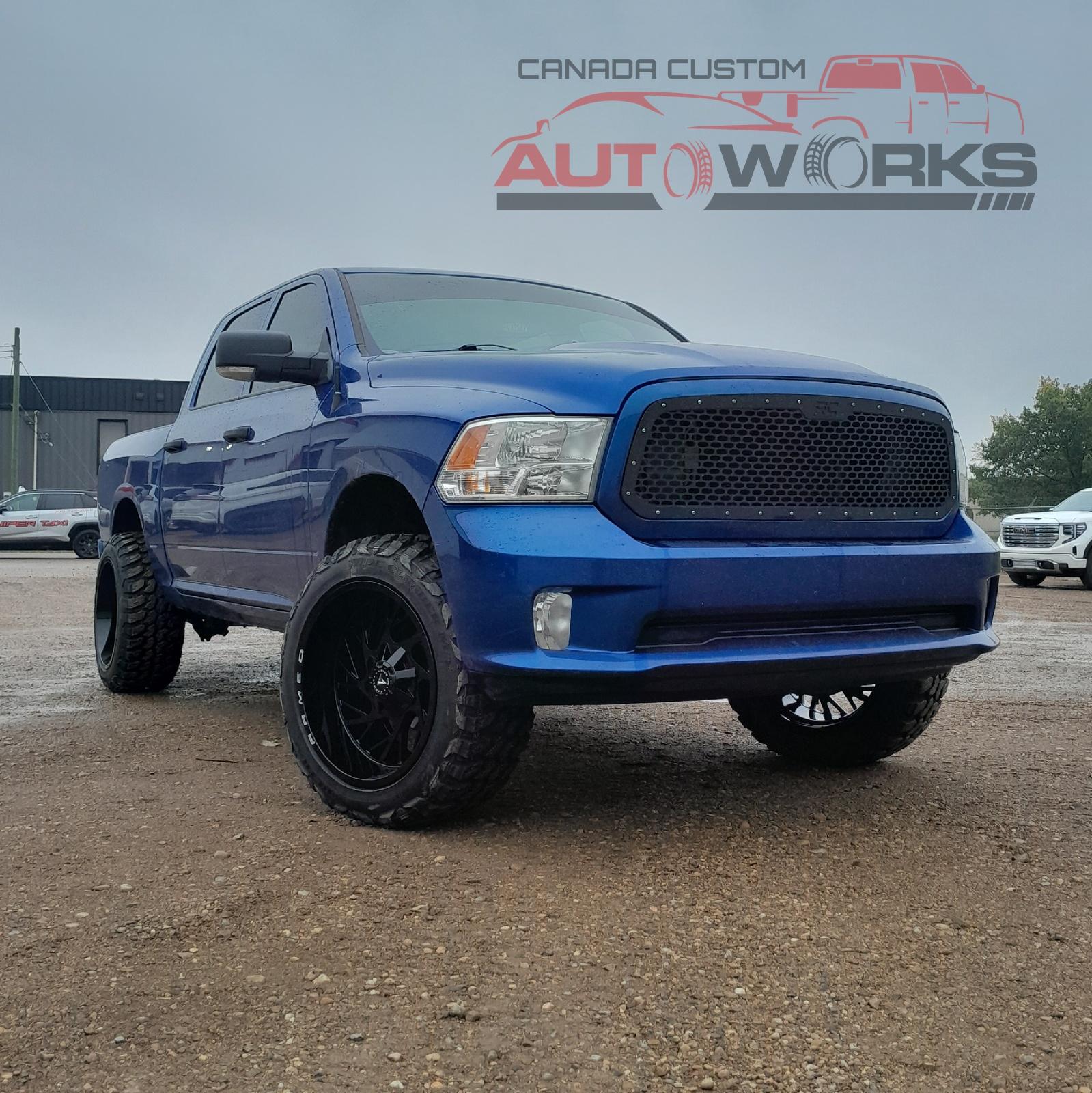 2018 Ram 1500 on Armed Off-Road Carnage 22x12 Black Wheels with